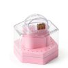 Nail Drill Bit Holder by Sotong Fen-Drill-Box Pink 2-in-1 Storage-2