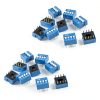 DIP Switch Double Row 8 Pin 4 Positions 2.54mm Pitch 20pcs Yohii-0
