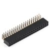 Female Pin Headers 3pcs 2x20 2.54mm Pitch Right Angle Row Jeanoko-3