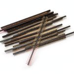 ESimpo 10pcs 1.0mm Pitch Male Pin Header 1X50P 180° SMT Gold-Plated-0