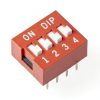DIP Switch Red 4 Position DIYables 10‑Pack for Arduino Raspberry Pi-2