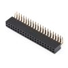 Female Pin Headers 3pcs 2x20 2.54mm Pitch Right Angle Row Jeanoko-8