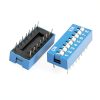 Double Row Dip Switch 8-Position 2.54mm Pitch 16-Pin 10pcs Yohii-1