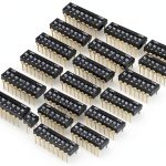 uxcell 20 Pcs Black DIP Switch 1-8 Positions 2.54mm Pitch for PCB-0