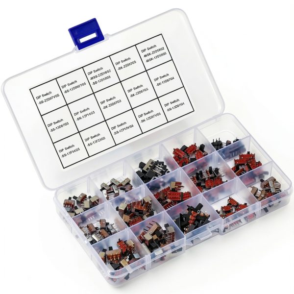 Slide Switch Kidisoii Mini Micro PCB Panel Assorted Kit 150pcs-5