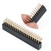 Female Pin Headers 3pcs 2x20 2.54mm Pitch Right Angle Row Jeanoko-6