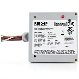 Functional Devices RIB04P Power Relay 20A DPDT 480V NEMA 1 Enclosed-0