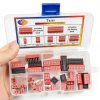 Taiss 35PCS Double Row DIP Switch Kit 1-2-3-4-6-8-10 Position 2.54mm-2