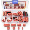 Taiss 35PCS Double Row DIP Switch Kit 1-2-3-4-6-8-10 Position 2.54mm-6