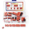 Taiss 35PCS Double Row DIP Switch Kit 1-2-3-4-6-8-10 Position 2.54mm-5