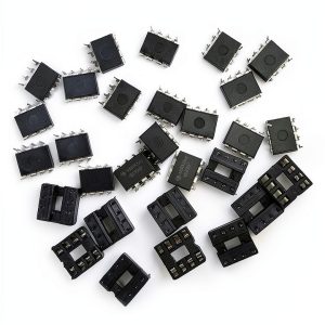 NE555 High Precision Timer IC Eborsi-DIP-8 20pcs + 8-Pin Socket 10pcs-0