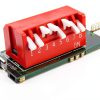 uxcell 5 Pcs Black DIP Switch Horizontal 2 Way 2.54mm Pitch for PCB-4