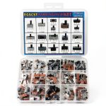 Mini Micro Slide Switch 150pcs Kit 17Values EGSCST DIP Switches-0