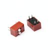 Fielect 20pcs DIP Switch Horizontal Toggle 1-2 Positions 2.54mm Pitch for Circuit Breadboards PCB Red-2