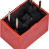 uxcell 50 Pcs Red DIP Switch 1-2 Position 2.54mm Pitch for PCB-1