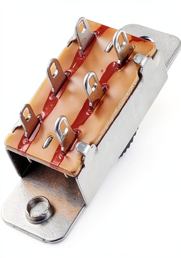 uxcell 250VAC 3A 125VAC 6A DPDT Slide Switch 6 Pin 2 Position Silver-1