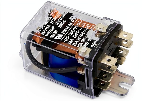 20844-84 Relay, DPDT, 30A, 115v, Coil, Dustcover-0