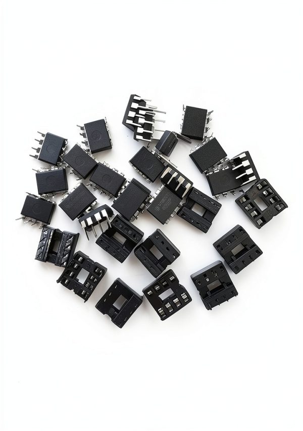 NE555 High Precision Timer IC Eborsi-DIP-8 20pcs + 8-Pin Socket 10pcs-1