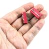 10PCS DIP Switch 2.54mm Red Inline 7‑Position by LUORNG PCB-4